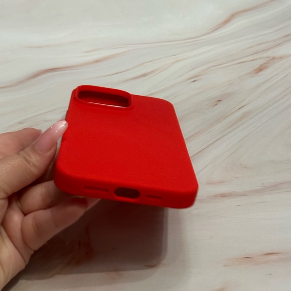 Solid Red iPhone 15 Pro Max Case - Picture 3 of 5